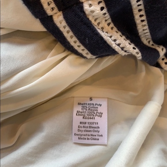 Addison navy and white striped wrap maxi - Picture 7 of 7